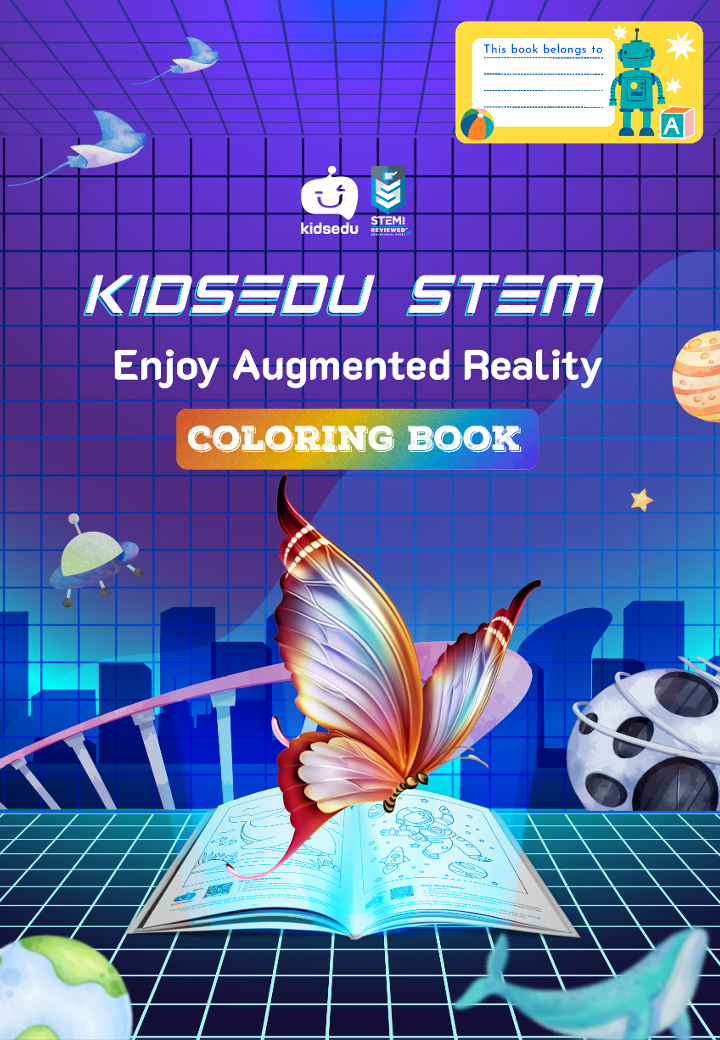 AR coloring book adds fun and creativity to preschool STEM lessons with ...