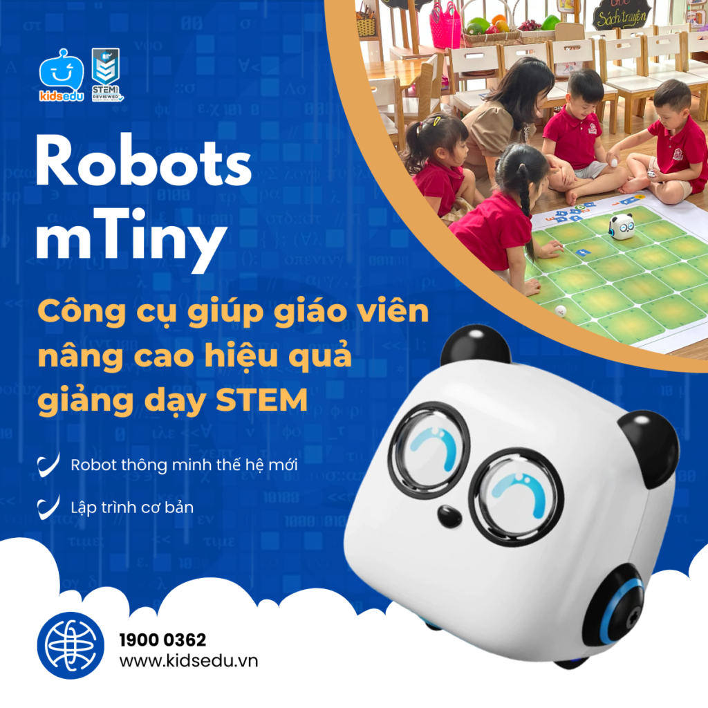 Robots mTiny - Công cụ giúp giáo viên nâng cao hiệu quả giảng dạy STEM