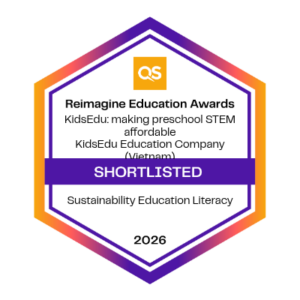KidsEdu shortlisted tại QS Reimagine Education Awards 2026 hạng mục Sustainability Education